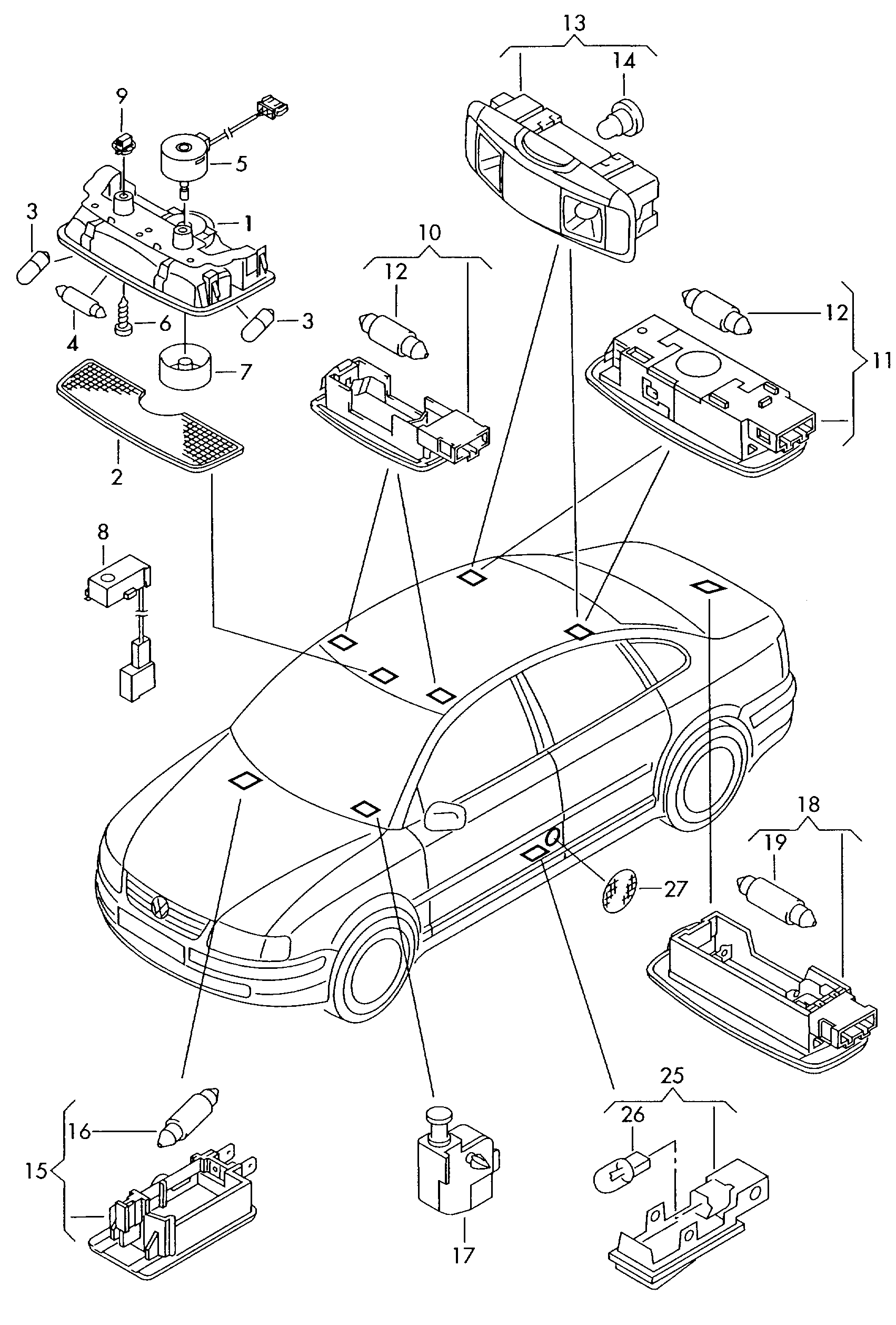 VW N  0177532 - Kvēlspuldze, Instrumentu paneļa apgaismojums autodraugiem.lv