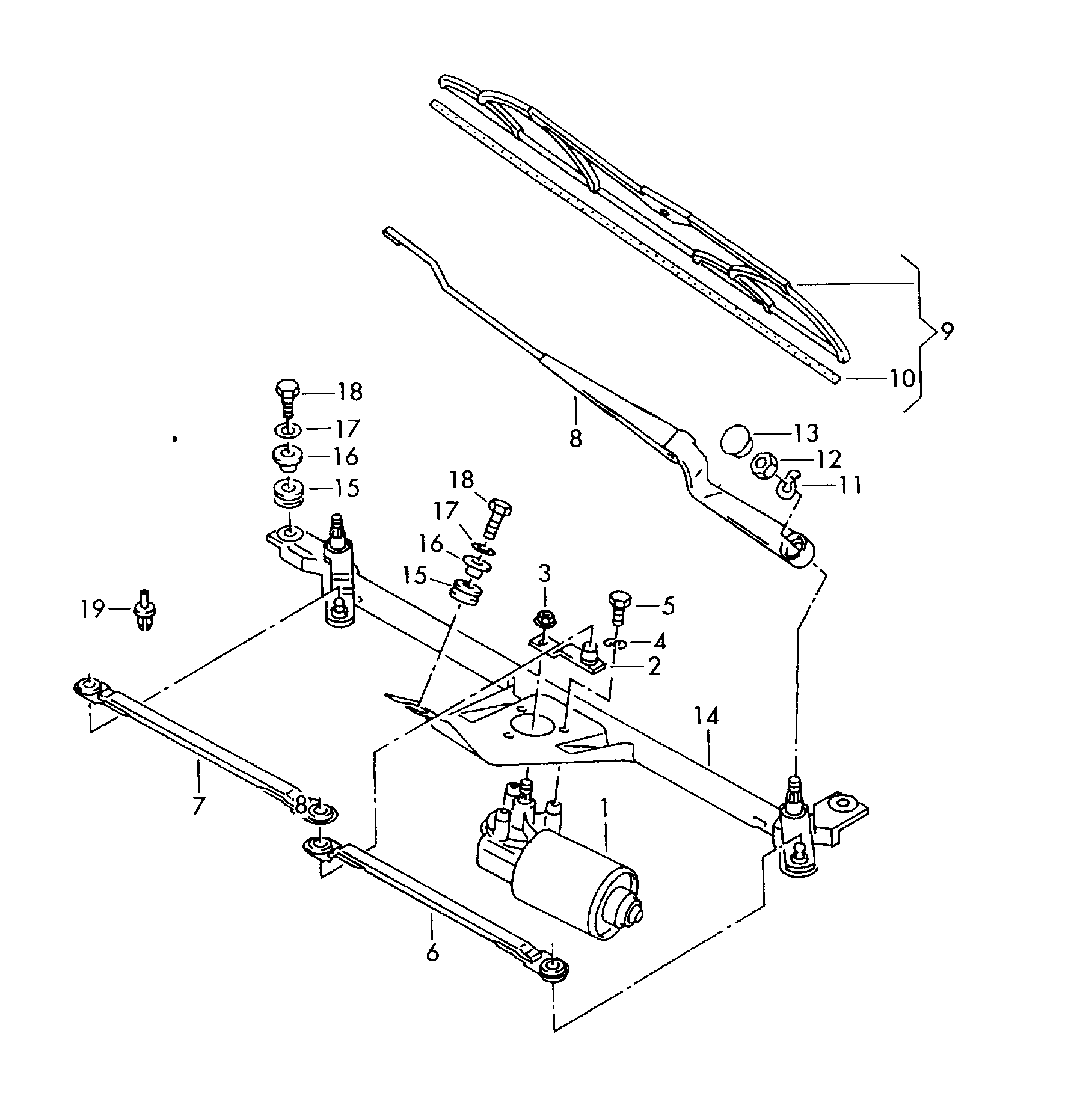 Skoda 6N0955425 - Stikla tīrītāja slotiņa autodraugiem.lv