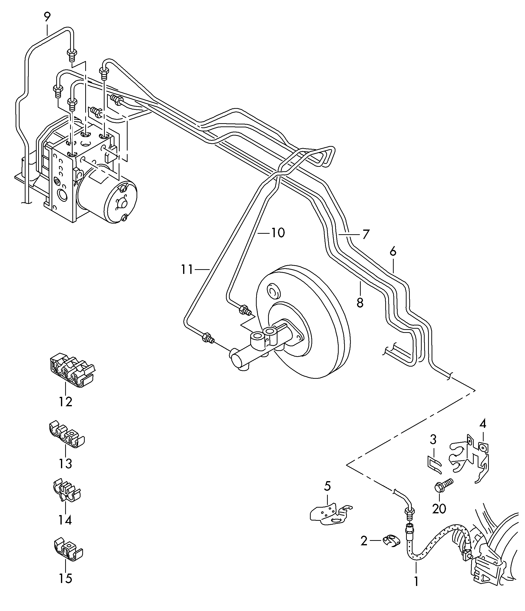 VW 6R0 611 701 F - Bremžu šļūtene autodraugiem.lv