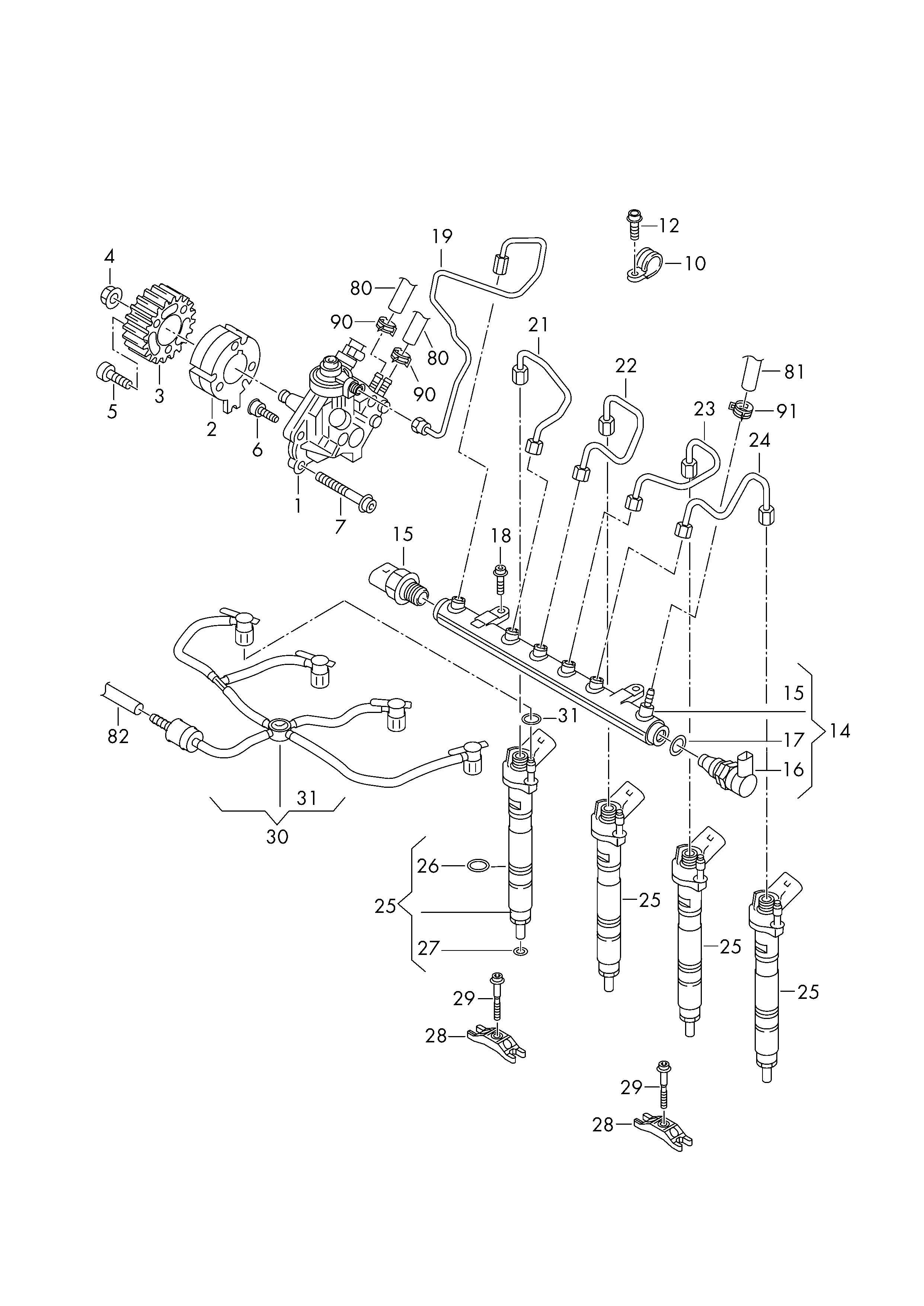 Seat WHT004739 - Skrūve, Sprauslas korpuss autodraugiem.lv