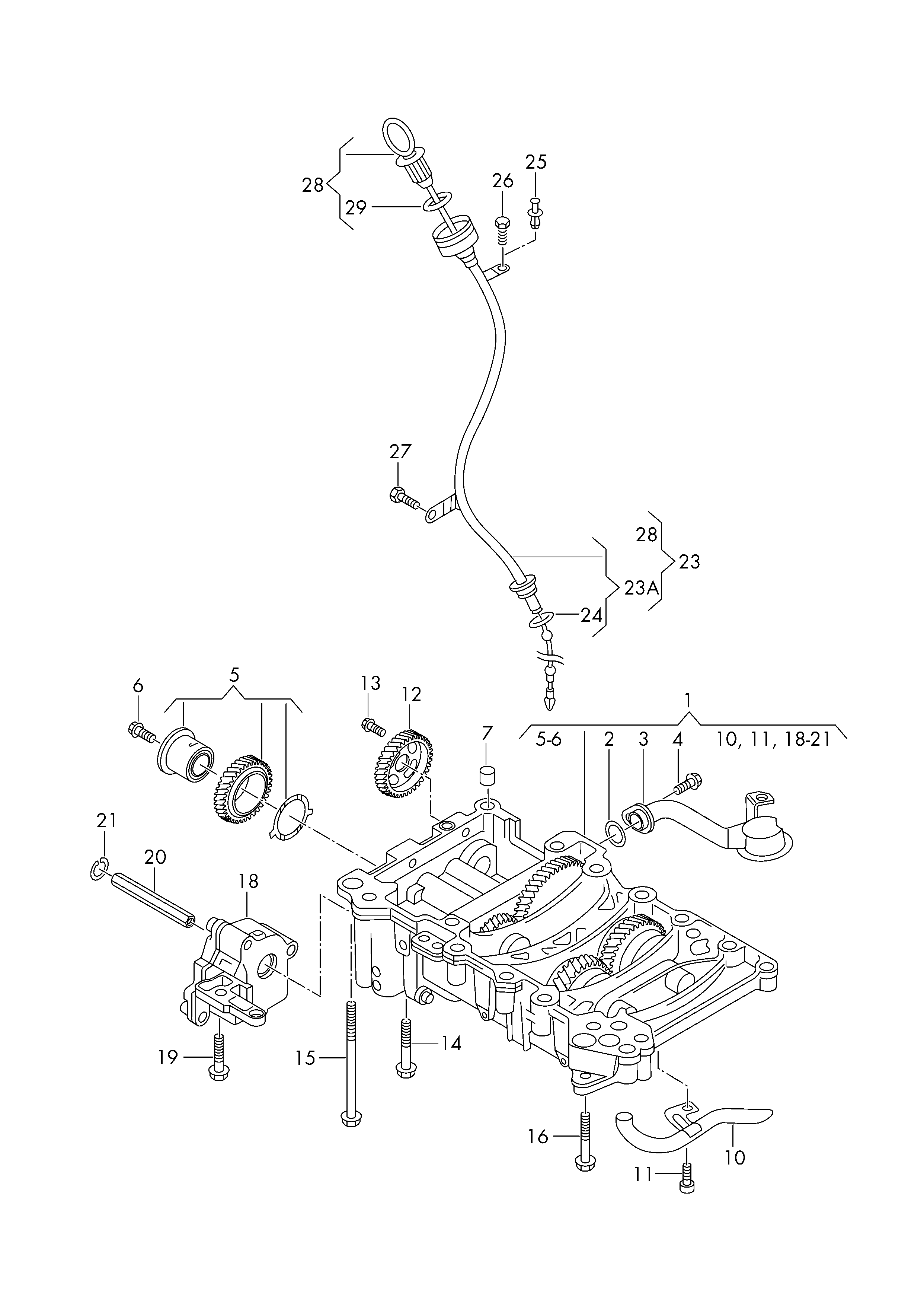 VAG 03L 115 105 F - Eļļas sūknis autodraugiem.lv