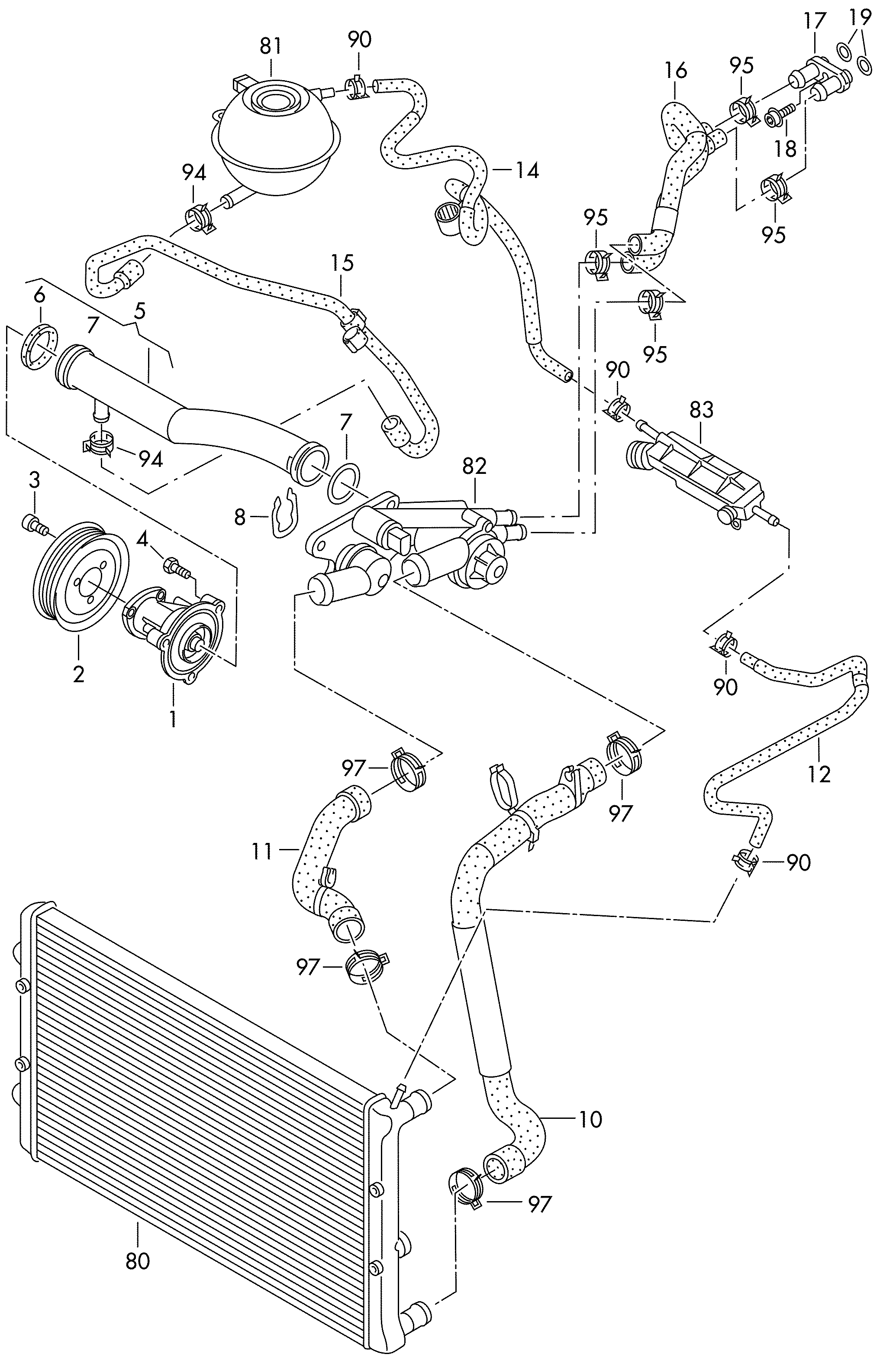 Seat 03C 121 008 J - Ūdenssūknis autodraugiem.lv