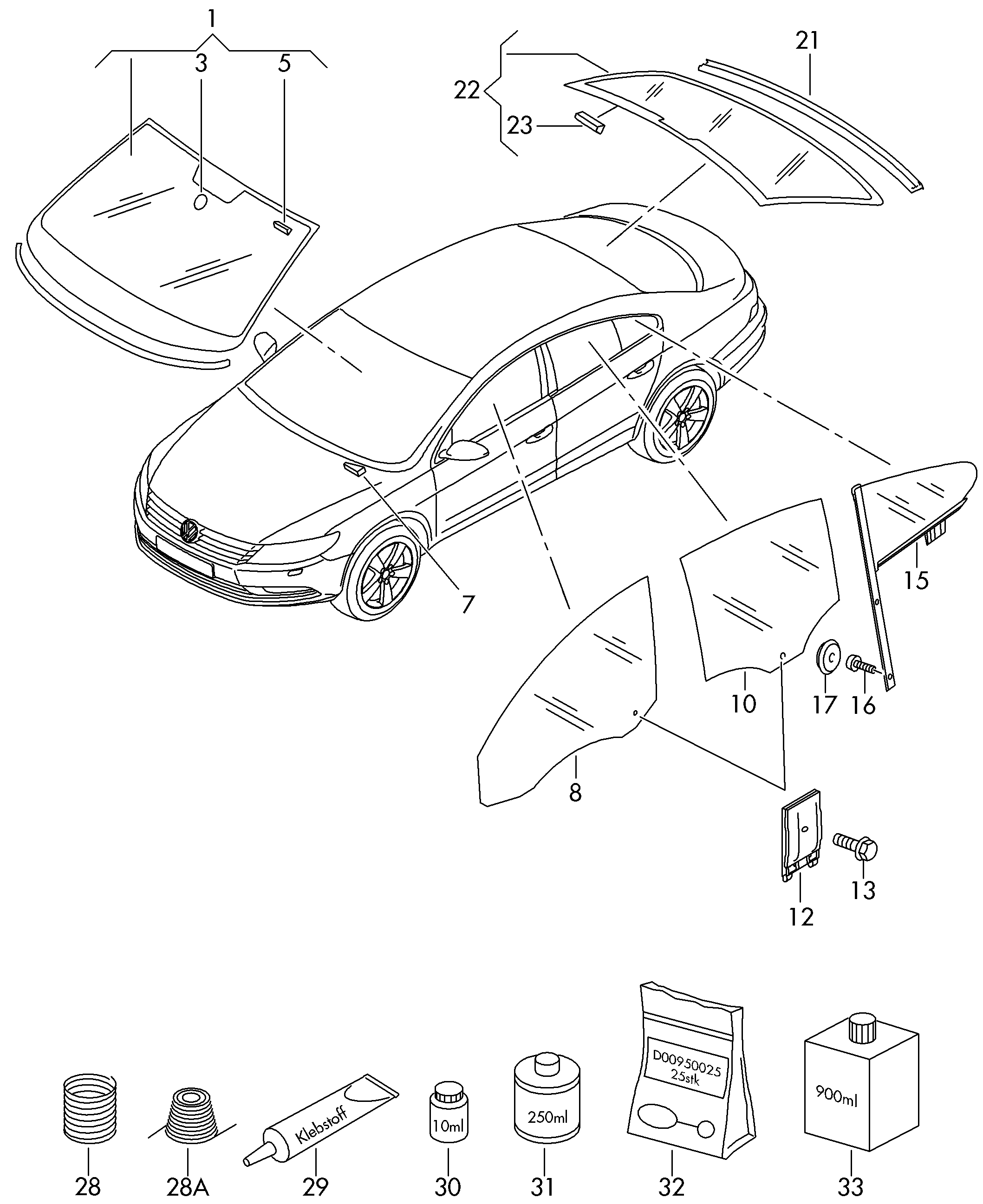 VW 3C8845205 - Sānu logs autodraugiem.lv