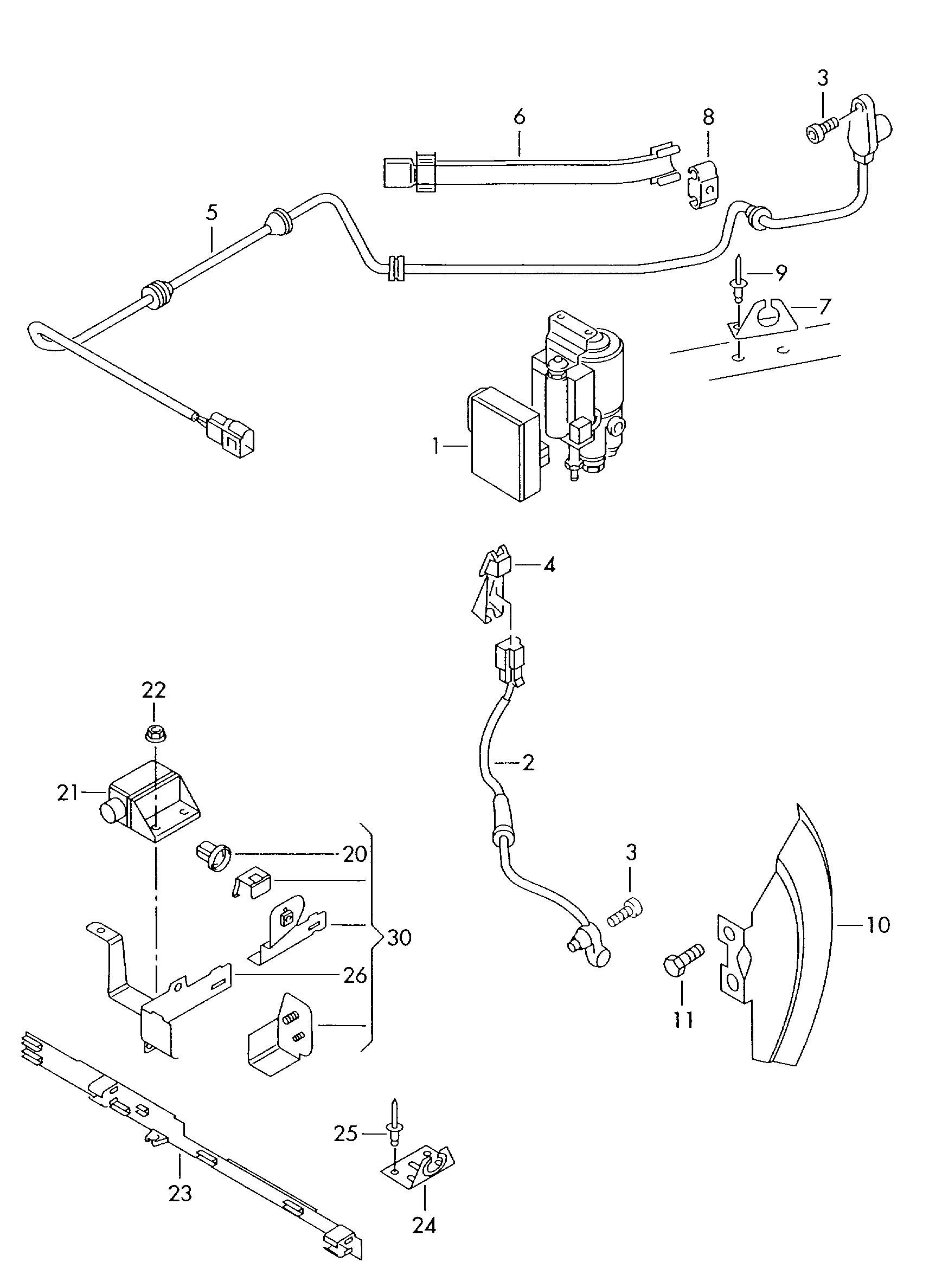 FORD 7M3927807L - Devējs, Riteņu griešanās ātrums autodraugiem.lv