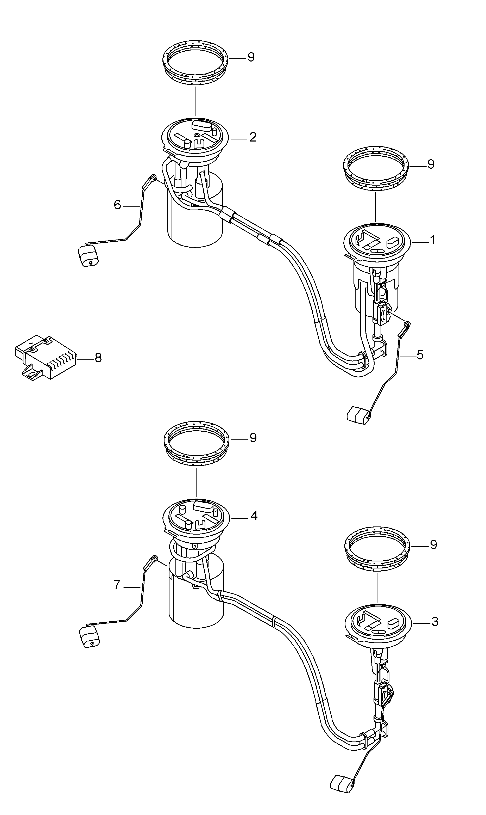 AUDI 5N0 919 088E - Degvielas sūknis autodraugiem.lv