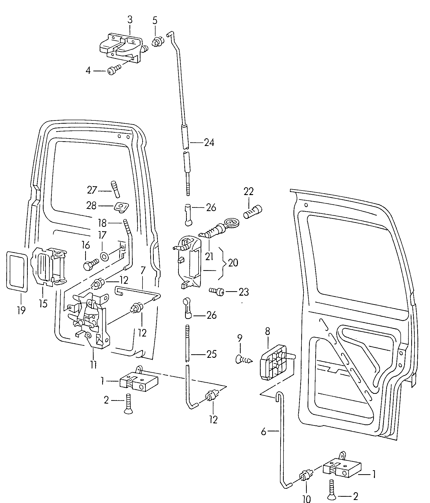 VW 357 837 187 - Slēdzenes poga autodraugiem.lv