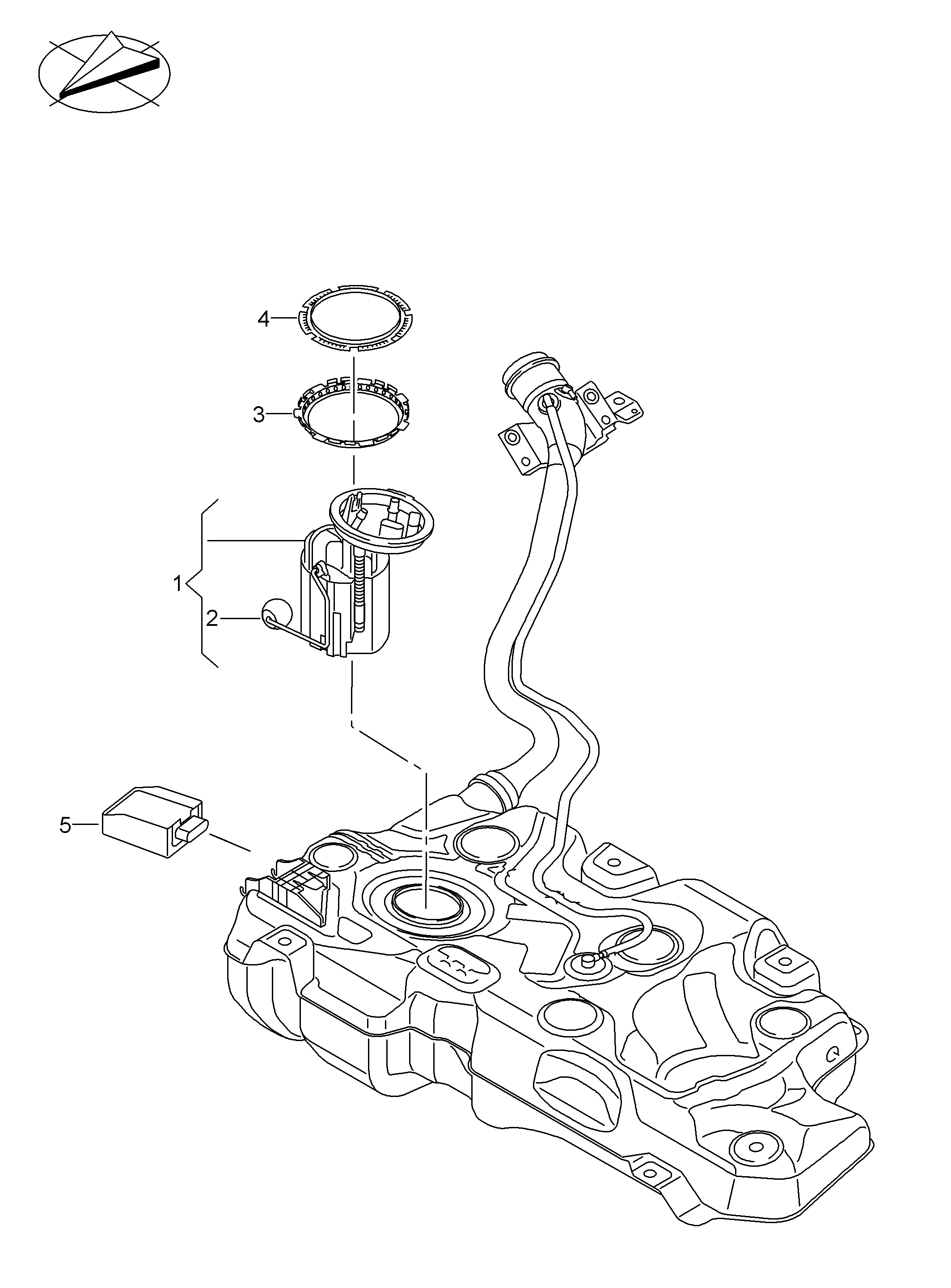 AUDI 2K0919050A - Degvielas sūkņa modulis autodraugiem.lv