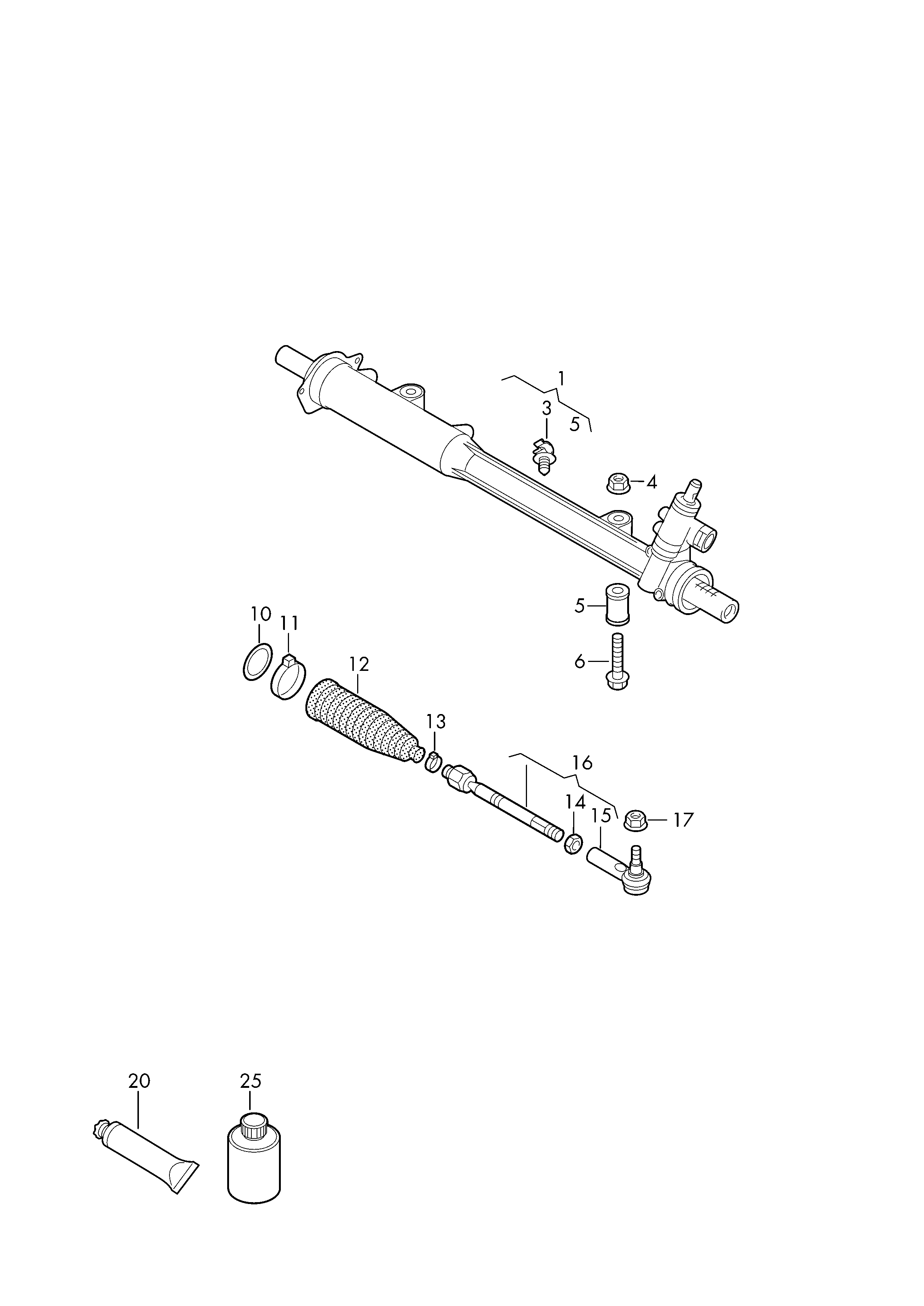 AUDI 2H0422817 - Stūres šķērsstiepņa uzgalis autodraugiem.lv