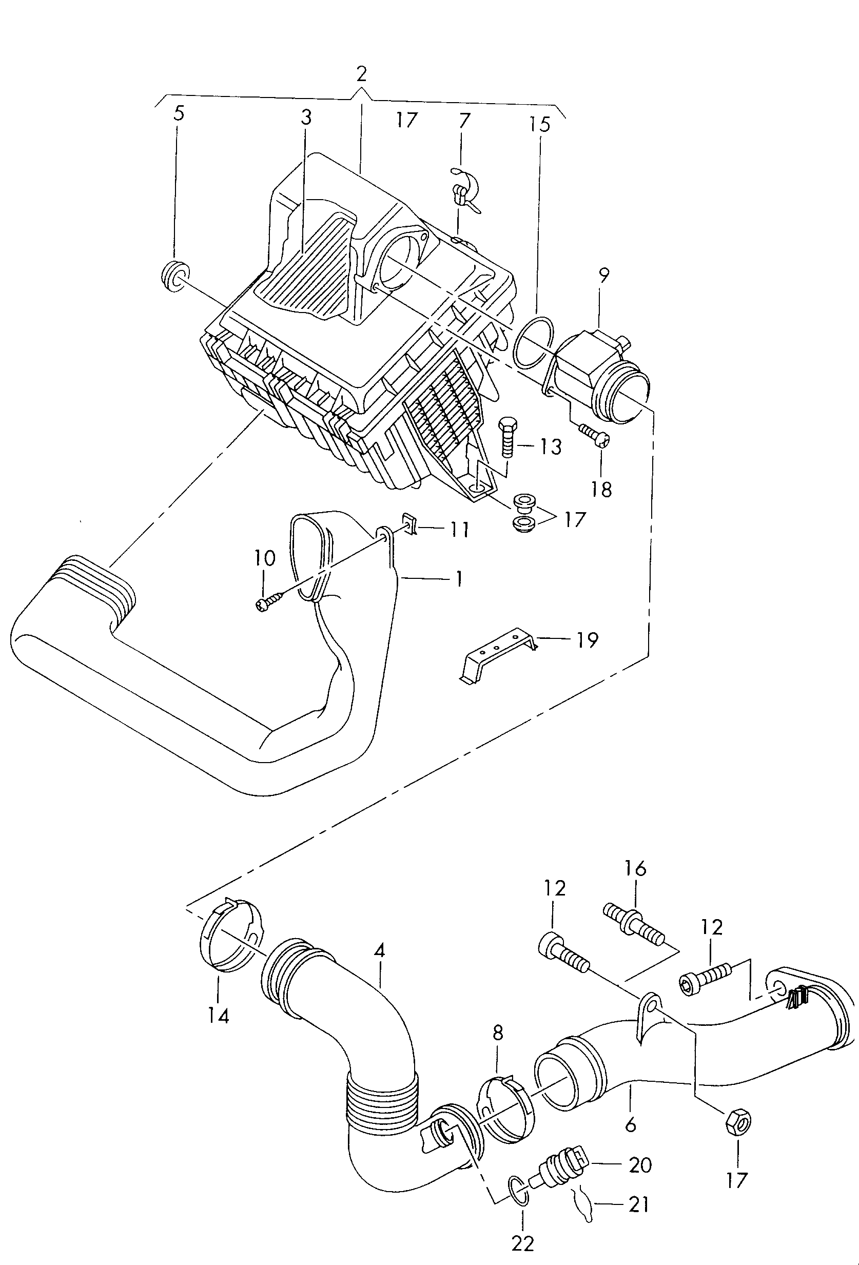 Porsche 2D0129620B - Gaisa filtrs autodraugiem.lv