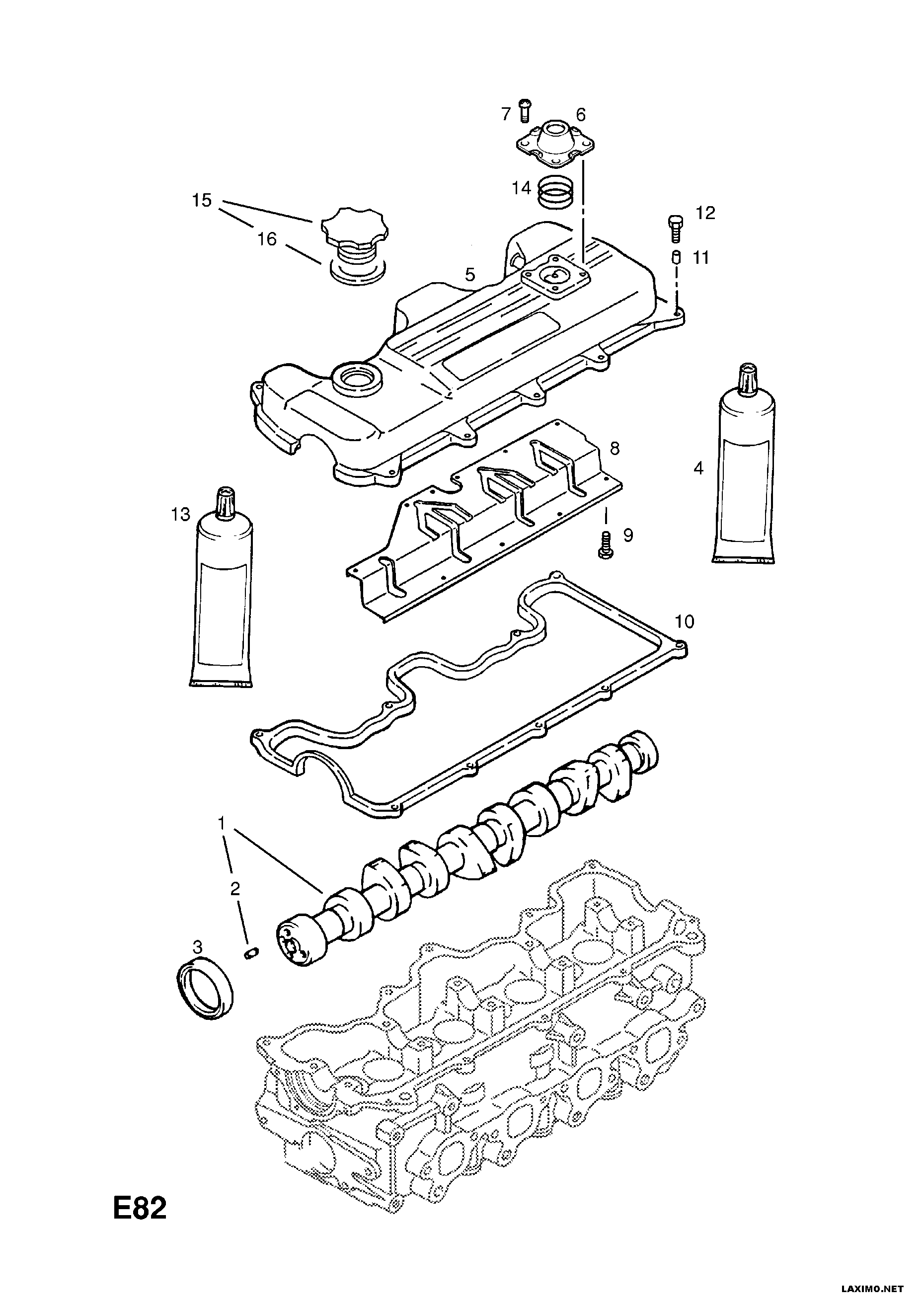 Opel 6 36 840 - Vārpstas blīvgredzens, Sadales vārpsta autodraugiem.lv